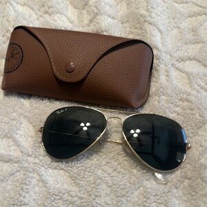 Ray-Ban Aviator Sunglasses with Case